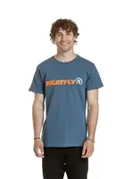 Meatfly pánské tričko Logex Dark Slate | Šedá | Velikost XXXL | 100% bavlna