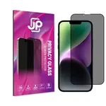 JP Privacy Tvrzené sklo, iPhone 13 / 13 Pro / 14 / 16e, černé