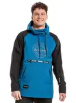 Meatfly pánská softshell bunda Jax Ocean Blue/Black | Černá | Velikost S