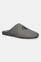 Pantofle Calvin Klein HOME SLIPPER MULE šedá barva, HM0HM01931