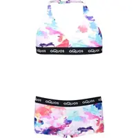 AQUOS ASTRELLA Dívčí sportovní dvoudílné plavky, bílá, velikost 152-158