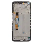 LCD display + dotyková deska + přední kryt pro Xiaomi Redmi Note 9 Pro 5G, black (Service Pack)