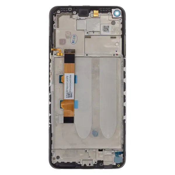 LCD display + dotyková deska + přední kryt pro Xiaomi Redmi Note 9 Pro 5G, black (Service Pack)