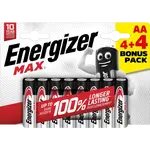Energizer MAX AA 4+4 zdarma