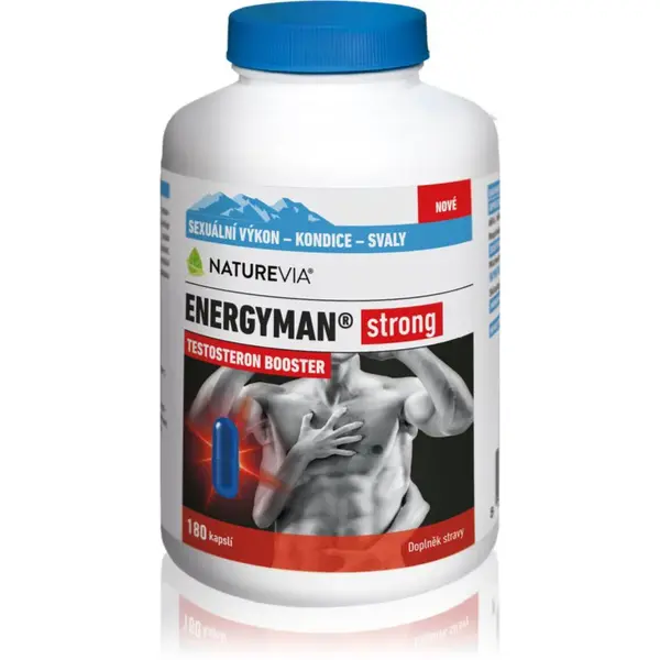 NatureVia Energyman kapsle pro muže 180 cps