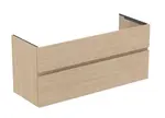 Ideal Standard Finesse - Umývadlová skrinka, 120x44x55 cm, 2 zásuvky, biely dub E3385US
