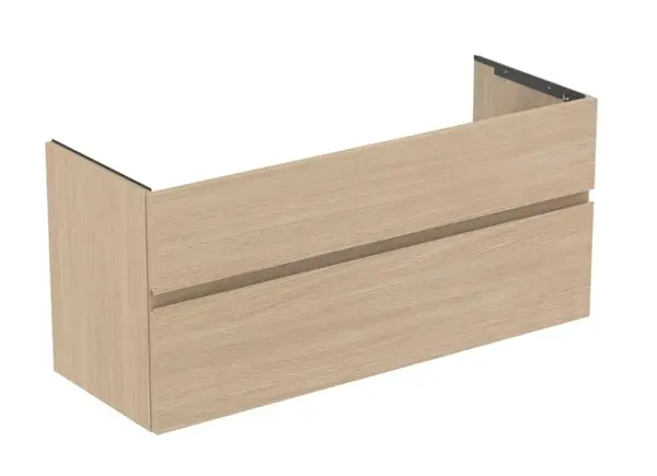 Ideal Standard Finesse - Umývadlová skrinka, 120x44x55 cm, 2 zásuvky, biely dub E3385US