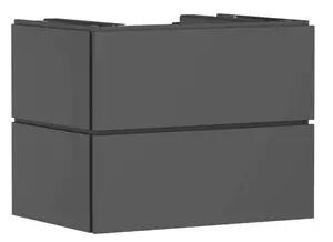 Hansgrohe Xilesa E - Umývadlová skrinka, 62x78x55 cm, 2 zásuvky, matná sivá 54300760