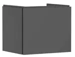 Hansgrohe Xilesa E - Umývadlová skrinka, 50x58x47 cm, 1 zásuvka, matná sivá 54253760