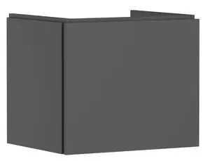 Hansgrohe Xilesa E - Umývadlová skrinka, 50x58x47 cm, 1 zásuvka, matná sivá 54253760