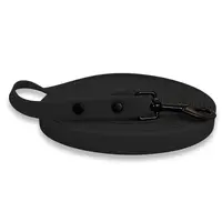 PafDog voděodolné HEXA stopovací vodítko ploché, 1,6 cm - černá PAF-922