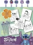 Stitch Omalovánky s pastelkami