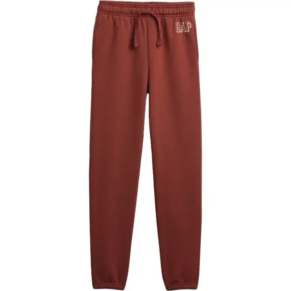 GAP V-FRCH LOGO JOGGER Chlapecké tepláky, hnědá, velikost