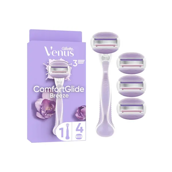 Gillette Venus Comfortglide SpaBreeze holiaci strojček +4 náhradné holiace hlavice