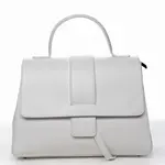 Dámska kožená kabelka biela - ItalY Lauren