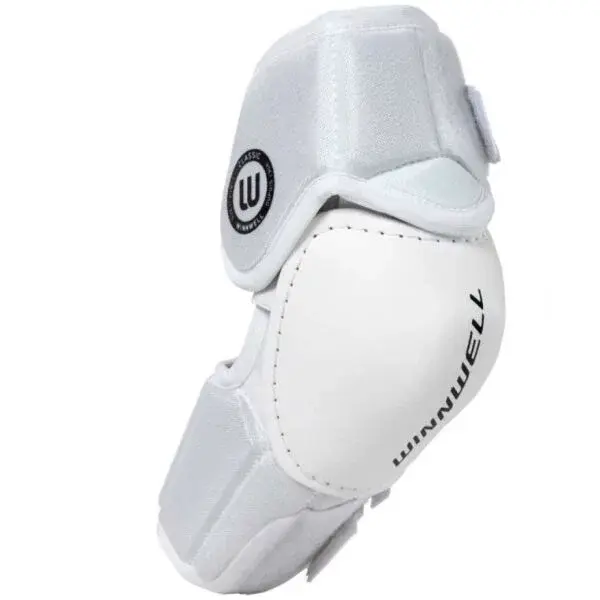 WINNWELL LOKTY CLASSIC HARD SR Hokejové chrániče, bílá, velikost