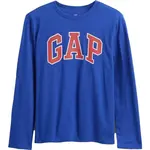 GAP V-FRCH LS LOGO VALUE TEE Chlapecké tričko, modrá, velikost