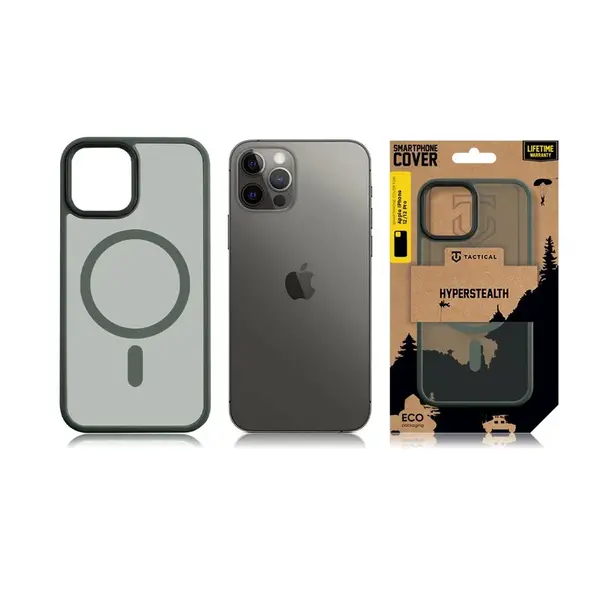 Zadní kryt Tactical MagForce Hyperstealth pro Apple iPhone 12/12 Pro, forest green
