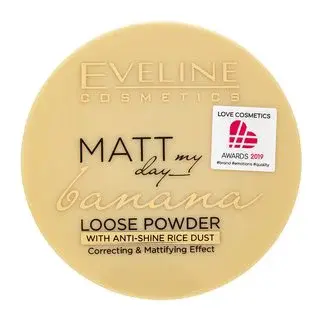 Eveline Matt My Day Banana Loose Powder pudr s matujícím účinkem 6 g
