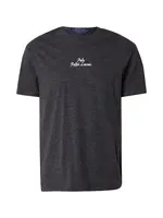 Polo Ralph Lauren Tričko  čierna melírovaná / biela