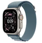 APPLE Watch Ultra 3 GPS + Cellular 49mm přírodní titan - světle modrý alpský tah - M
