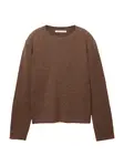 Pull&Bear Sveter  tmavohnedá