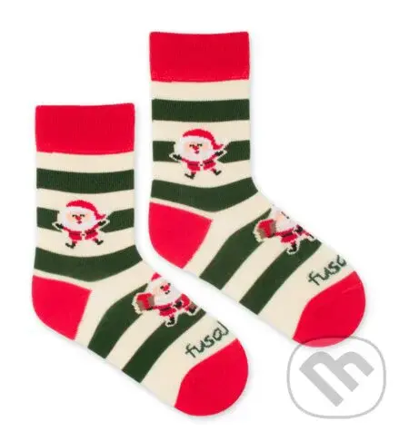 Detské ponožky Párty Santa L (Unisex veľkosť L (veľkosť 31-34))