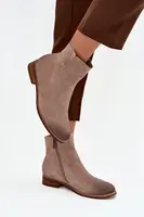 Dámské kotníkové boty na nízkém podpatku Vinceza