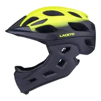 Laceto APEX Dětská integrální přilba, černá, velikost (51 - 54)