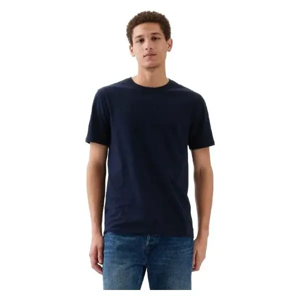 GAP V-EVERYDAY SOFT CREW - SOLID Unisex tričko, tmavo modrá, veľkosť