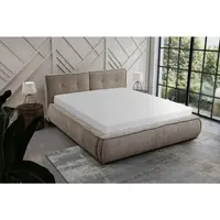 Livetastic ČALOUNĚNÁ POSTEL, 180/200 cm, světle hnědá