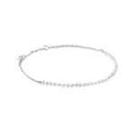 Náramok z bieleho zlata so sladkovodnými perličkami KLENOTA