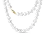 Perlový náhrdelník zo zlatým zapínaním KLENOTA