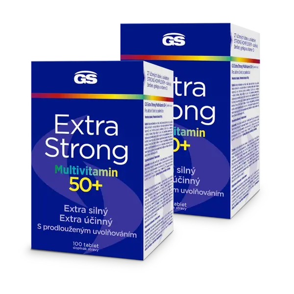 GS Extra Strong Multivitamin 50+, 2 × 100 tablet