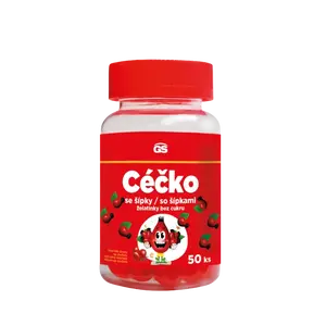 GS Céčko se šípky, želatinky bez cukru, 50 ks