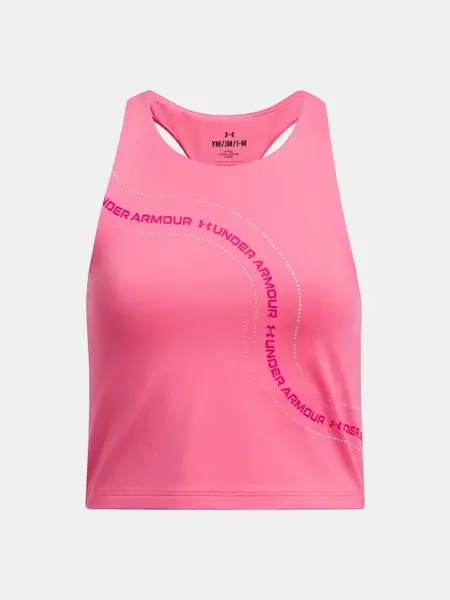 Dívčí tílko Under Armour G Motion Branded Crop Tank