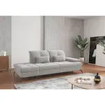 Sit & More LENOŠKA, textil, barvy stříbra