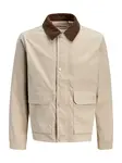 JACK & JONES Prechodná bunda 'JORCatskills Barn'  hnedá / kapučíno