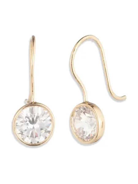 Lauren Ralph Lauren Náušnice  zlatá / priehľadná