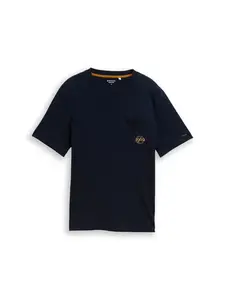 TOM TAILOR Tričko  námornícka modrá
