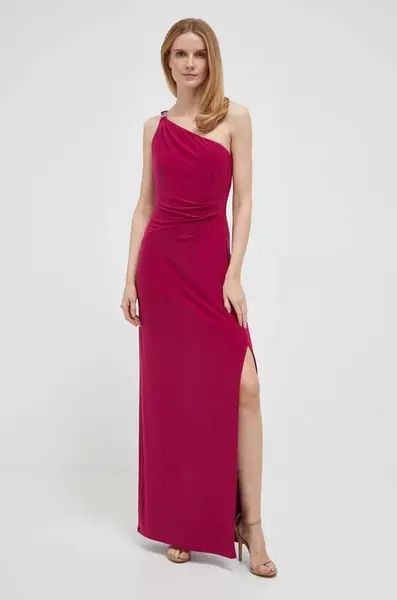 Šaty Lauren Ralph Lauren růžová barva, maxi, 253751483