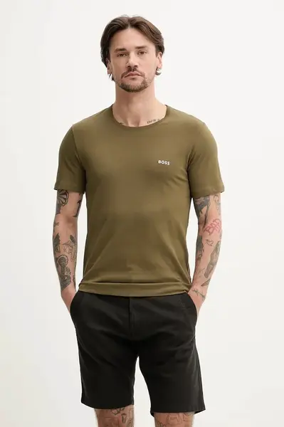 Bavlněné tričko BOSS TShirtRN 3P Classic 3-pack více barev, 50532470