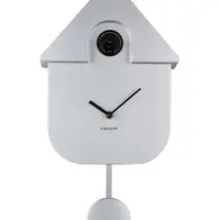 Kukačkové hodiny Karlsson Modern Cuckoo Metallic více barev