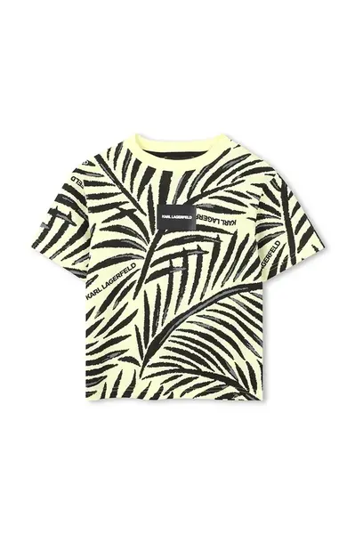 Dětské bavlněné tričko Karl Lagerfeld