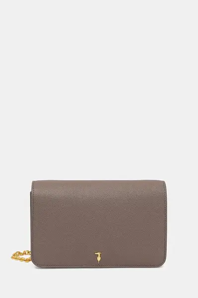 Kožená kabelka Trussardi