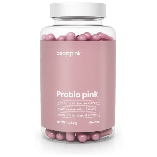 GymBeam PROBIO PINK BEASTPINK 90 CAPS Probiotický doplněk, , velikost