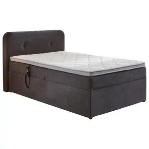 Livetastic POSTEL BOXSPRING, 120/200 cm, šedá