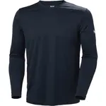 Helly Hansen HH TECH CREW LS 2.0 Pánské funkční tričko, tmavě modrá, velikost