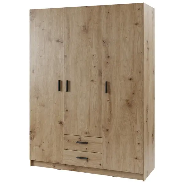 Cantus ŠATNÍ SKŘÍŇ S OTOČNÝMI DVEŘMI, dub artisan, 142/190/52,1 cm