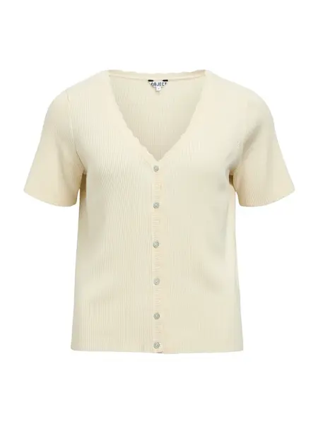 OBJECT Kardigán 'OBJKelly'  béžová